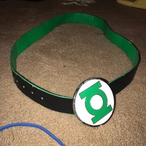 Green lantern super hero belt.